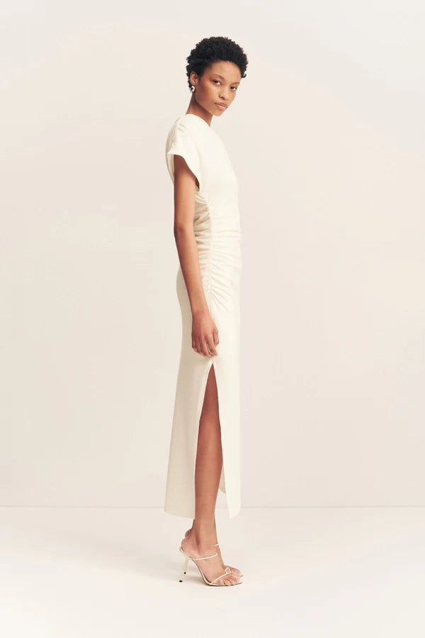 Beau Asymmetrical Midi Dress