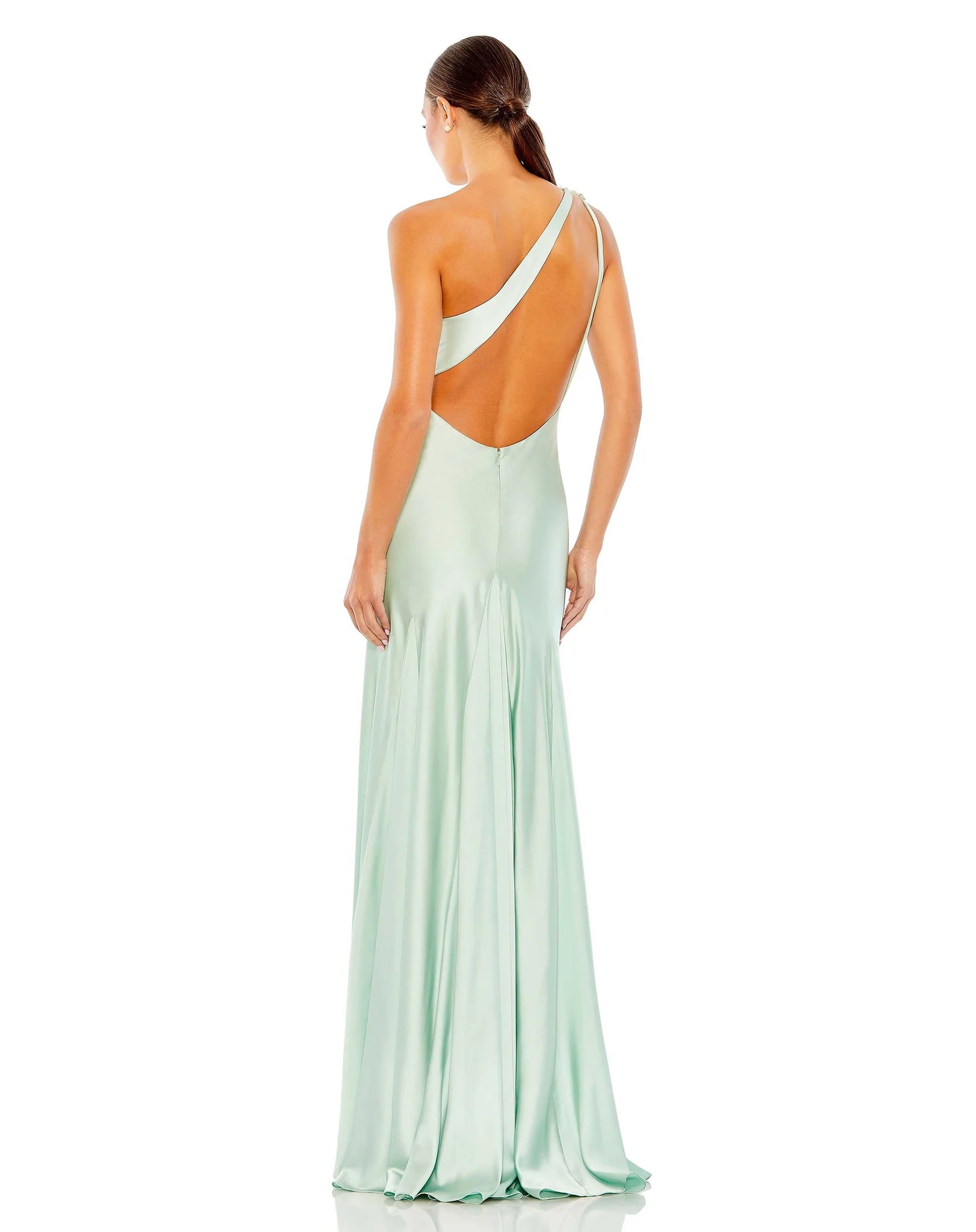 Beaded Column Gown