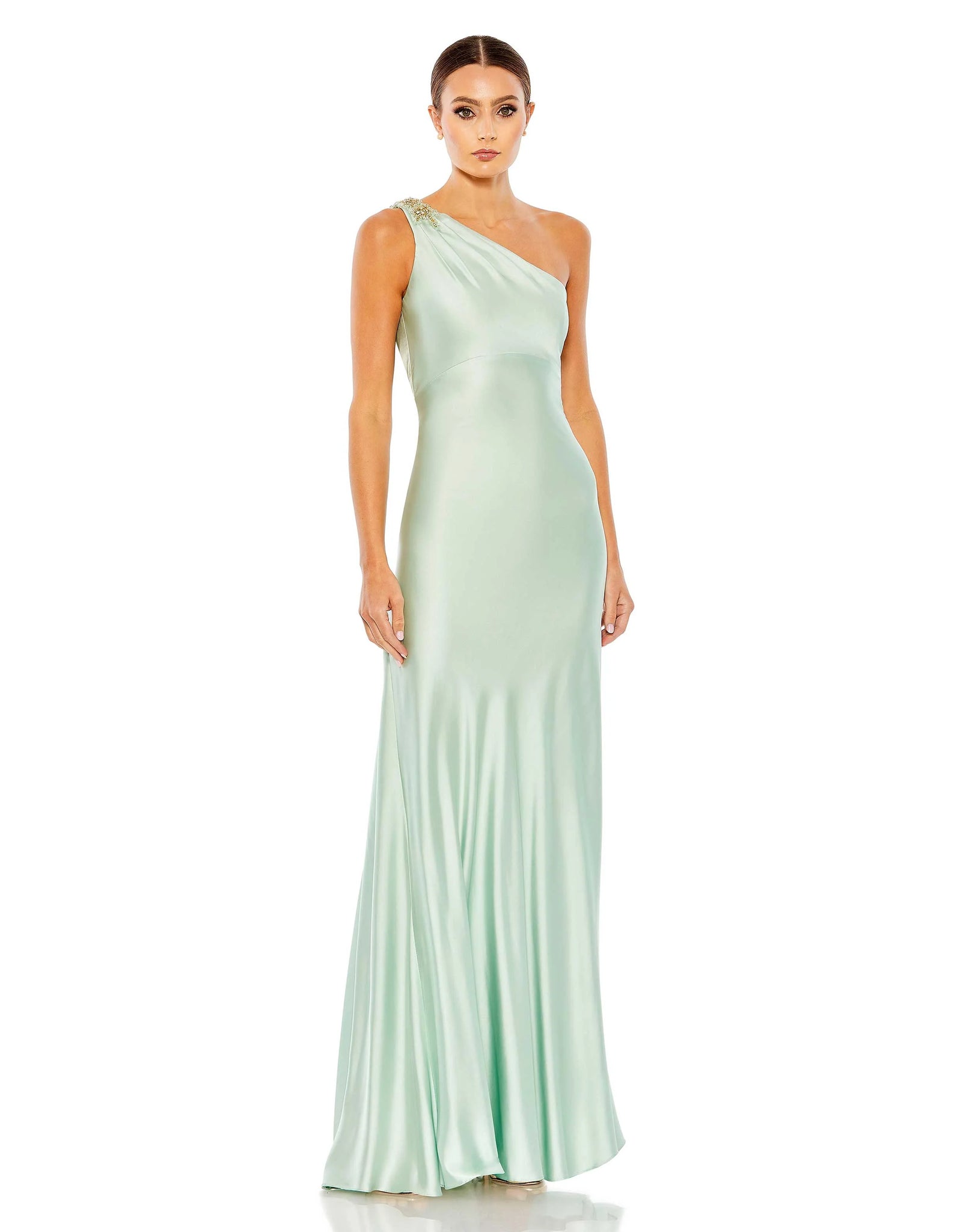 Beaded Column Gown