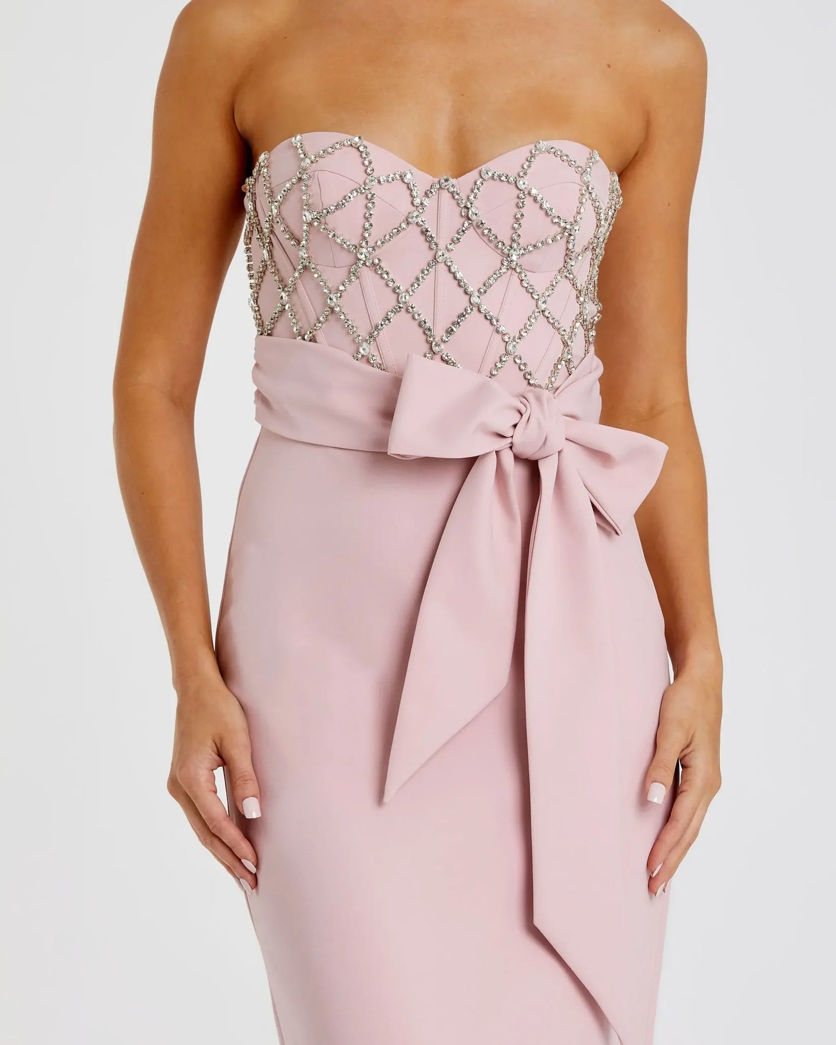 Embellished Strapless Bustier